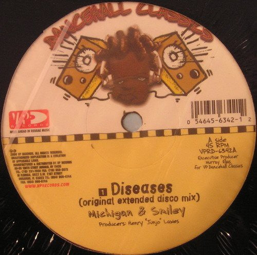 Michigan & Smily: Diseaeses - 12-INCH SINGLE