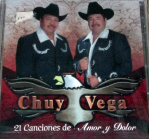 Chuy Vega: 12 Canciones de Amor y Dolor - COMPACT DISCS
