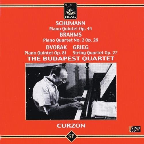 Budapest Quartet: Piano Quintete Op 44 / Piano Quartet 2 Op 26 - COMPACT DISCS