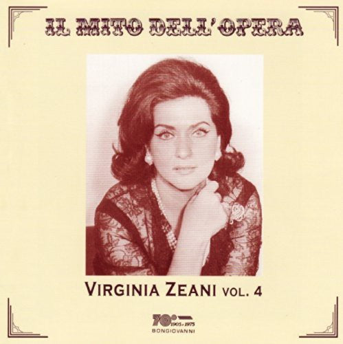 Verdi / Puccini / Massenet: Virginia Zeani 4 - COMPACT DISCS
