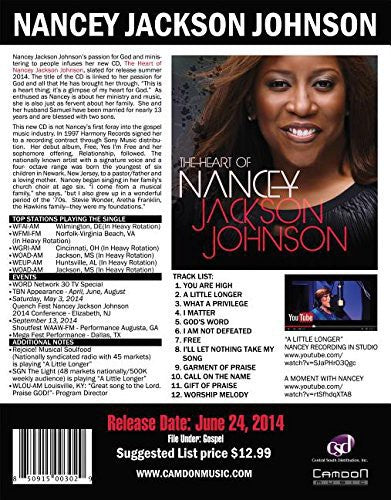 Nancey Johnson Jackson: Heart of Nancey Jackson Johnson - COMPACT DISCS