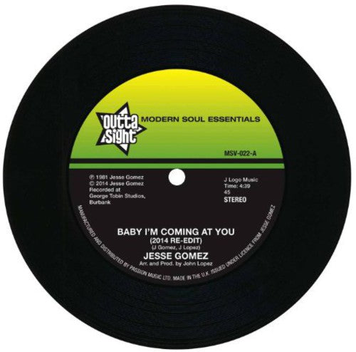 Jesse Gomez: Baby I'm Coming at You/In the City - 7-INCH SINGLE