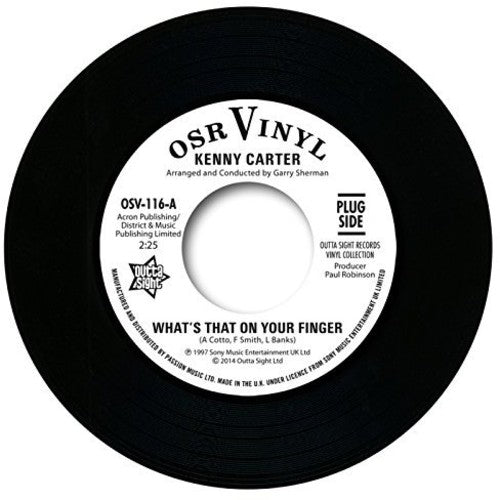 Kenny Carter: What's That on Your Finger - 7-INCH SINGLE