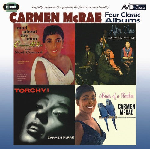 Carmen McRae: 4 Lps-Torchy / Afterglow / Mad About Man / Birds - COMPACT DISCS