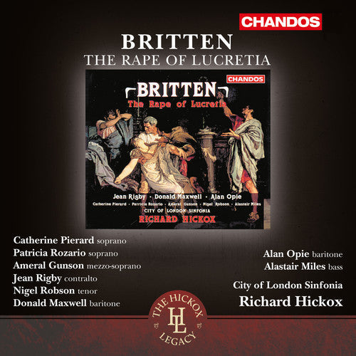 Britten / Pierard / Rozario / Gunson / Rigby: Rape of Lucretia - COMPACT DISCS