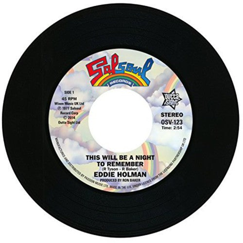 Eddie Holman Double Exposure: This Will Be a Night to Remember/Ten Per Cent - 7-INCH SINGLE