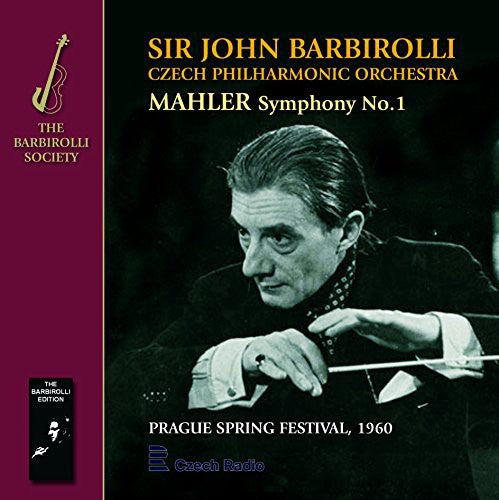 Czech Philharmonic Orchestra: Mahler: Symphony No.1 Barbirolli - COMPACT DISCS