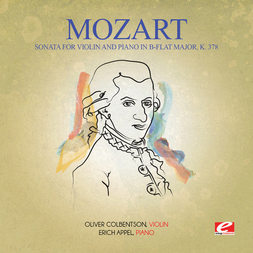 Mozart: Sonata for Violin & Piano in B-Flat Major K. 378 - COMPACT DISCS