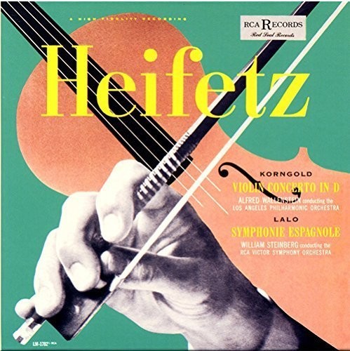 Jascha Heifetz: Korngold: Violin Concerto & Lalo - COMPACT DISCS