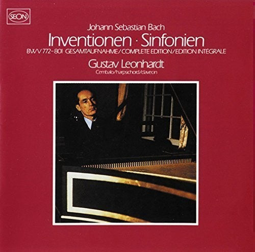 Gustav Leonhardt: Bach: Inventions & Sinfonias - COMPACT DISCS