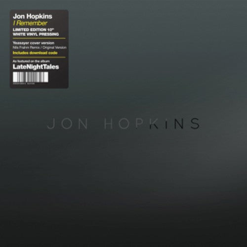 Jon Hopkins: Remember (Nils Frahm Remix) - 12-INCH SINGLE