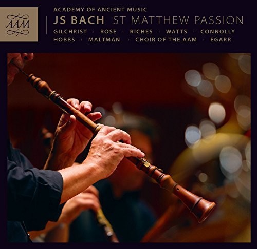 Bach, J.S. / Aam / Choir of the Aam / Egarr: St. Matthew Passion - COMPACT DISCS