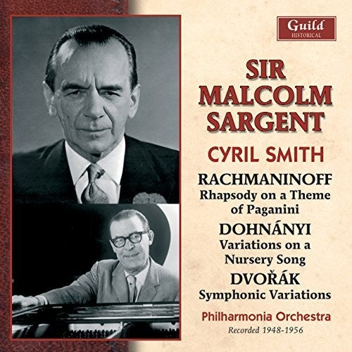 Rachmaninoff / Sargent, Malcolm: Sargent - Rachmaninoff Dohnanyi Dvorak 1948-1956 - COMPACT DISCS
