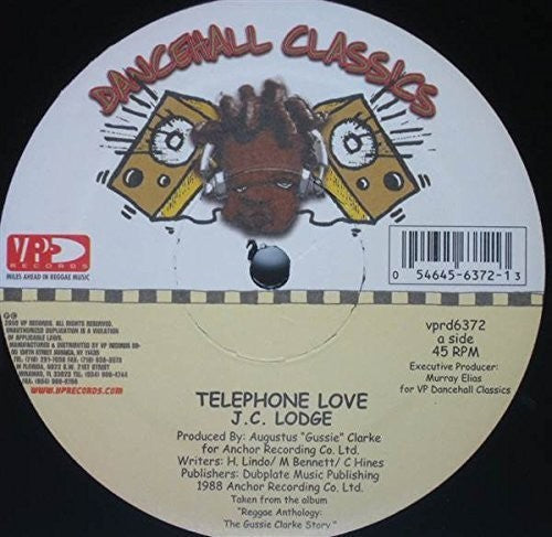Jc Lodge: Telephone Love - 12-INCH SINGLE