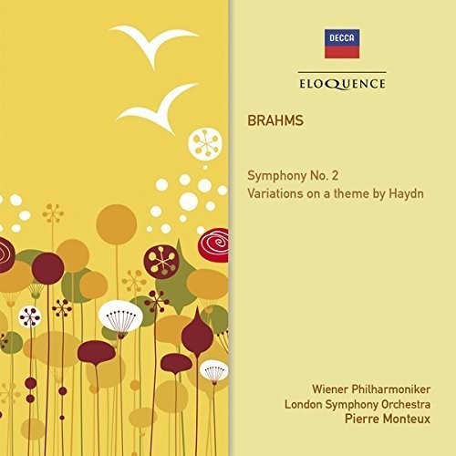 Pierre Monteux: Brahms: Sym 2 Variations on a Theme By Haydn - COMPACT DISCS