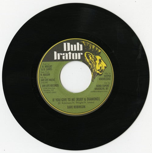 Dave Robinson: If You Give to Me (Aka Ruby & Diamond) - 7-INCH SINGLE