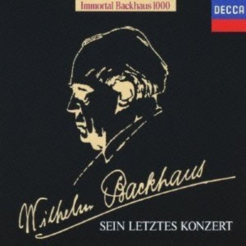 Wilhelm Bachhaus: Sein Letztes Konzert - COMPACT DISCS