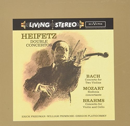 Jascha Heifetz: Double Concertos: Bach, Mozart, Brahms - COMPACT DISCS