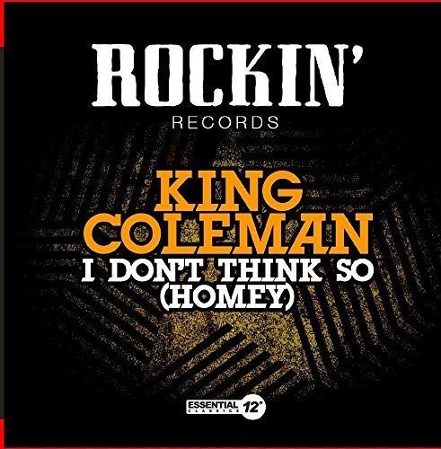 King Coleman: I Don't Think So (Homey) - COMPACT DISCS