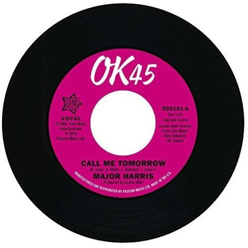 Jackson, Walter / Harris, Major: Call Me Tomorrow / Where Have All the Flowers Gone - 7-INCH SINGLE