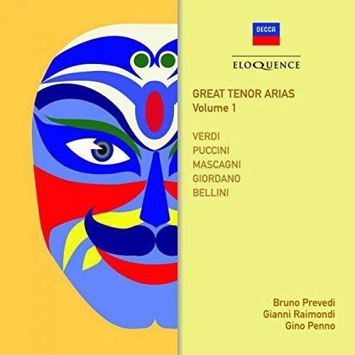 Prevedi, Bruno / Raimondi, Gianni / Penno, Gino: Great Tenor Arias 1 - COMPACT DISCS