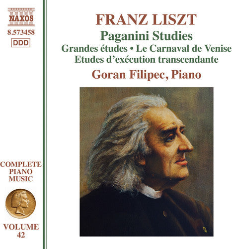 Liszt / Filipec: Liszt: Paganini Studies - COMPACT DISCS