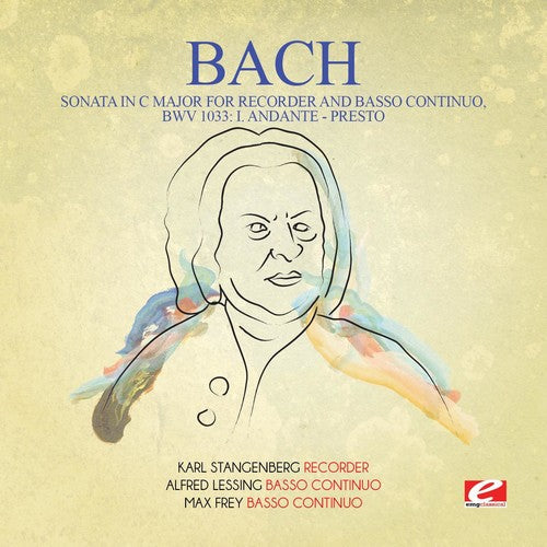 J.S. Bach: Sonata C Major for Recorder & Basso Continuo BWV 1 - COMPACT DISCS