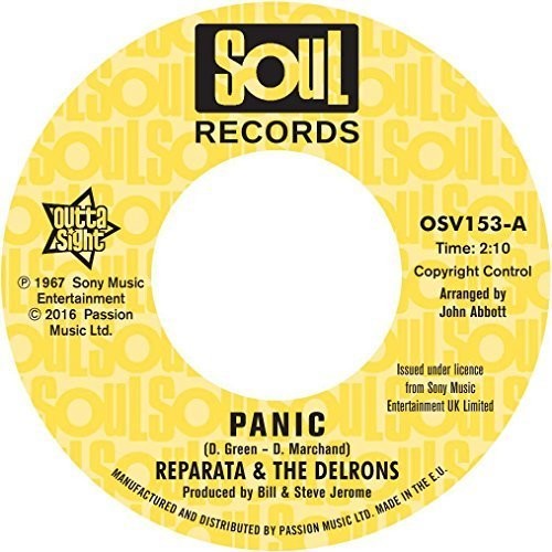 Raparata & the Delrons: Panic / Captain of Your Ship - 7-INCH SINGLE