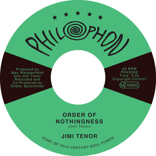 Jimi Tenor: Order of Nothingness / Tropical Eel - 7-INCH SINGLE