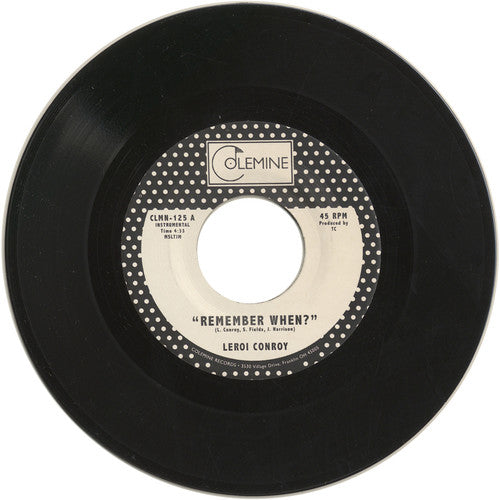Leroi Conroy: Remember When - 7-INCH SINGLE