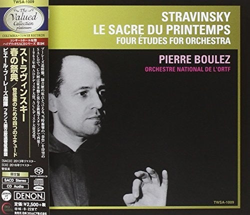 Stravinsky / Boulez, Pierre: Stravinsky: Le Sacre Du Printemps / 4 Etudes - SUPER-AUDIO CD