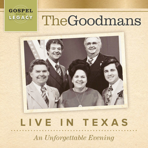 The Goodmans: Live In Texas: An Unforgettable Evening - COMPACT DISCS