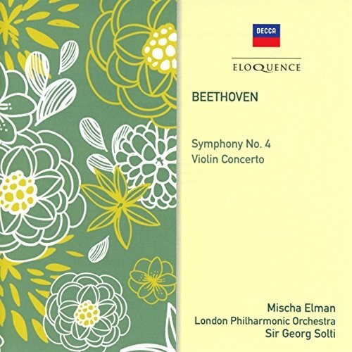 Georg Solti: Beethoven: Symphony 4 / Violin Concerto - COMPACT DISCS