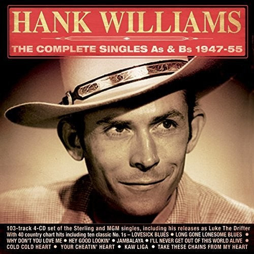 Hank Williams: Complete Singles As & Bs 1947-55 - COMPACT DISCS