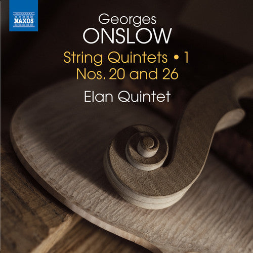 Onslow / Elan Quintet: Georges Onslow: String Quintets Vol 1 - COMPACT DISCS