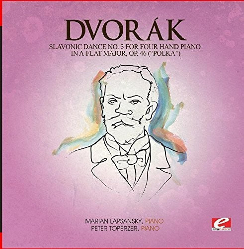 Dvorak: Slavonic Dance 3 Four Hand Piano A-Flat Maj 46 - COMPACT DISCS