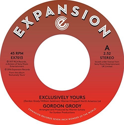 Gordon Grody: Exclusively Yours / After Loving You - 7-INCH SINGLE