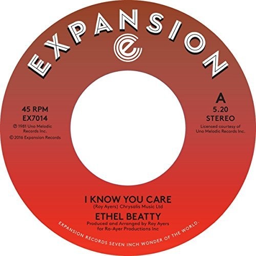 Ethel Beatty: I Know You Don't Care / It's Your Love - 7-INCH SINGLE