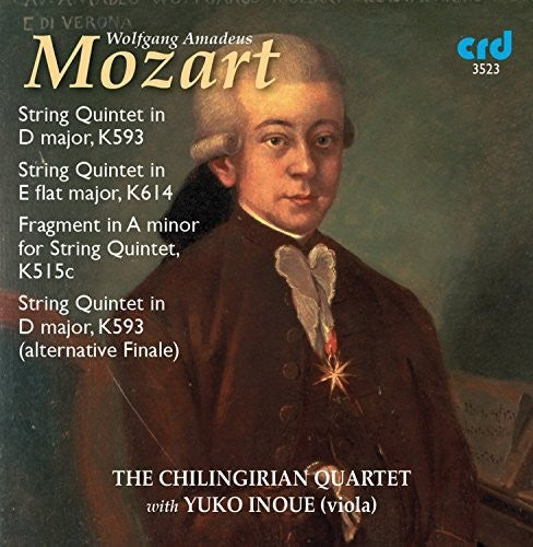 Mozart / Chilingirian Quartet / Sewart / Meszaros: Mozart: String Quintets K.593 & K.614 - COMPACT DISCS