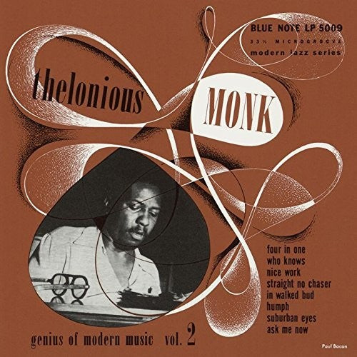Thelonious Monk: Genius Of Modern Music Vol 2 - COMPACT DISCS