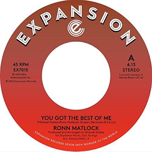 Ronn Matlock: You Got the Best of Me / I Can't Forget About You - 7-INCH SINGLE