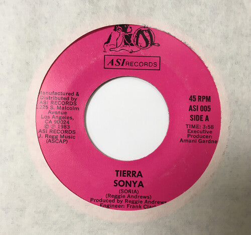 Tierra: Sonya / Body Heat - 7-INCH SINGLE