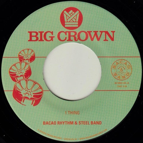 Bacao Rhythm & Steel Band: 1 Thing / Hoola Hoop - 7-INCH SINGLE