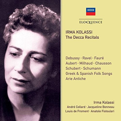 Irma Kolassi: Irma Kolassi: Decca Recitals - COMPACT DISCS