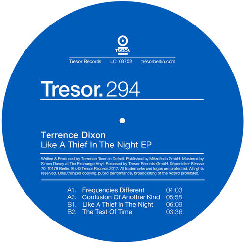 Terrence Dixon: Like A Thief In The Night - 12-INCH SINGLE