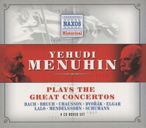 Menuhin Plays Great Concertos: Menuhin Plays Great Concertos - COMPACT DISCS