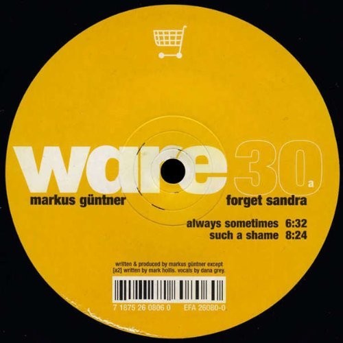 Markus Güntner: Forget Sandra - 12-INCH SINGLE