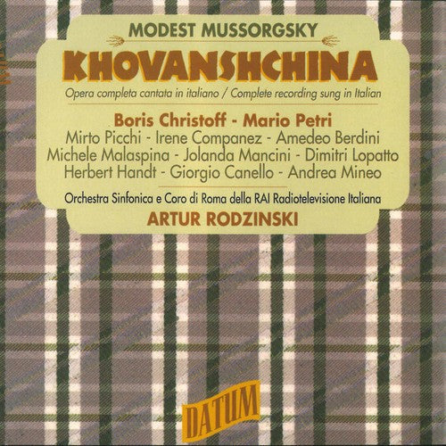 Modest Mussorgsky / Christoff / Rodzinski: Modest Mussorgsky: Khovanshchina - COMPACT DISCS