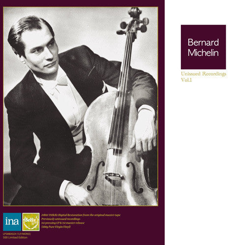 Bernard Michelin: Unissued Recordings 1 - VINYL LP