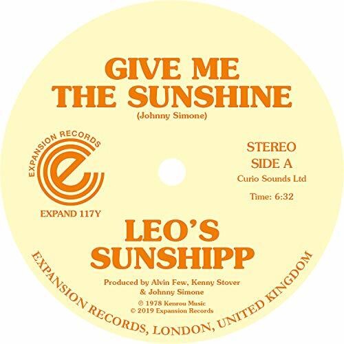 Leo's Sunshipp: Give Me The Sunshine - 12-INCH SINGLE